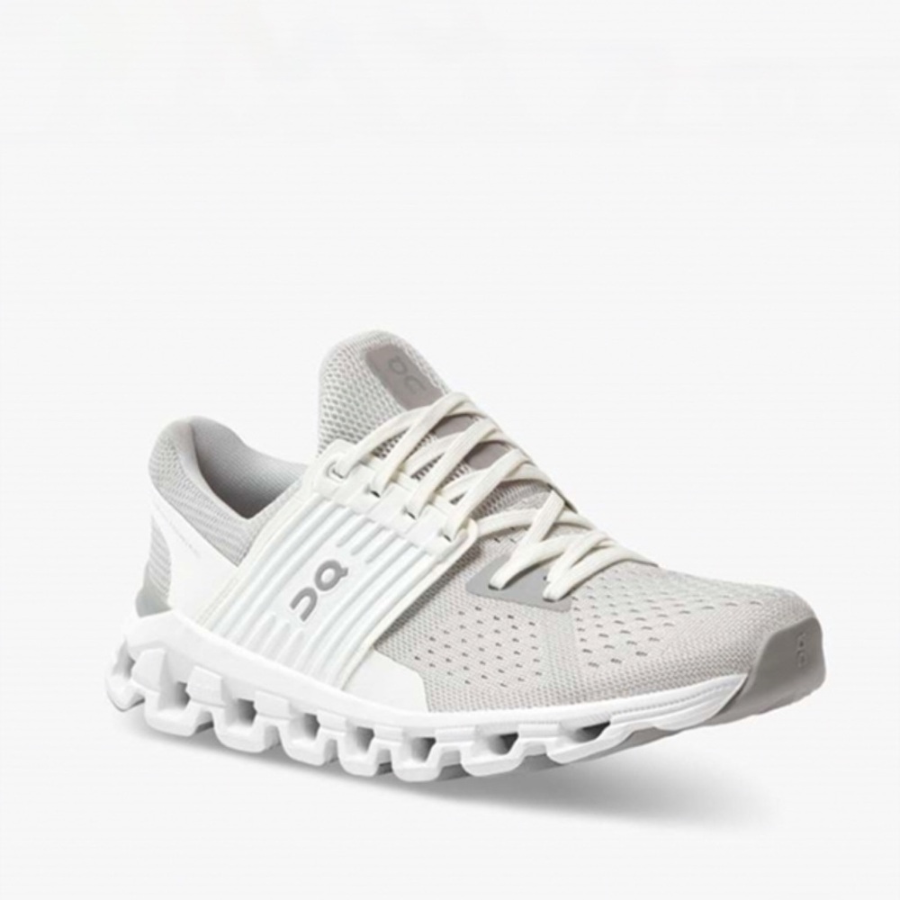 On Running  Cloudswift 2 Running Shoes Light Gray and White Athletic Shoes - Picture 11 of 11